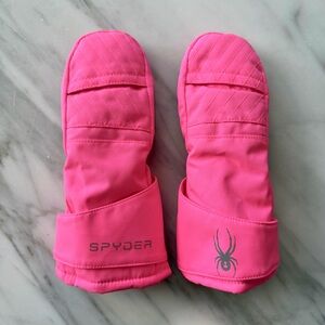 Spyder•Girls Cubby Ski Mittens•LIKE NEW•Hot Pink•